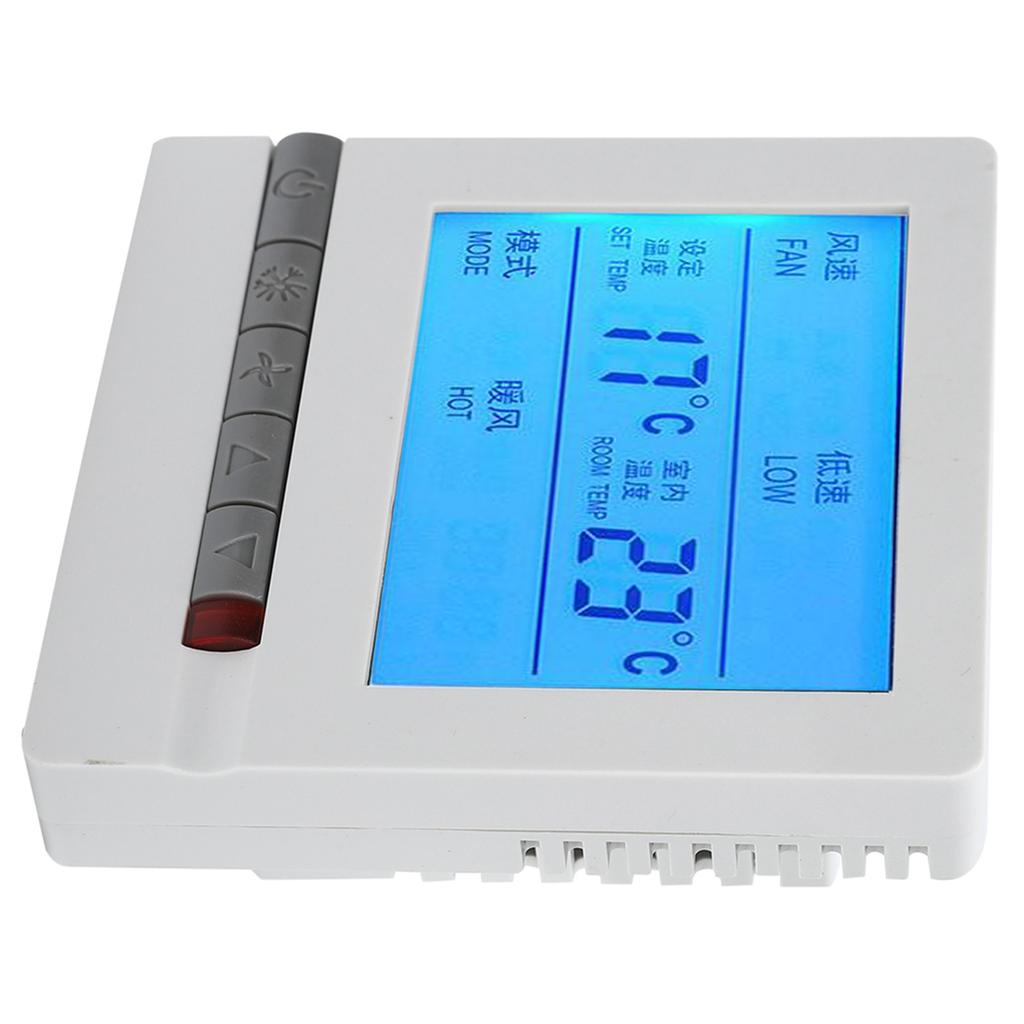 Digital Thermostat Intelligent Air Conditioner LCD Display Temperature Controller AC180‑260V