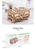 Children's 3D Wooden Perpetual Calendar Puzzle - DIY Mechanical Gear Assembly Model