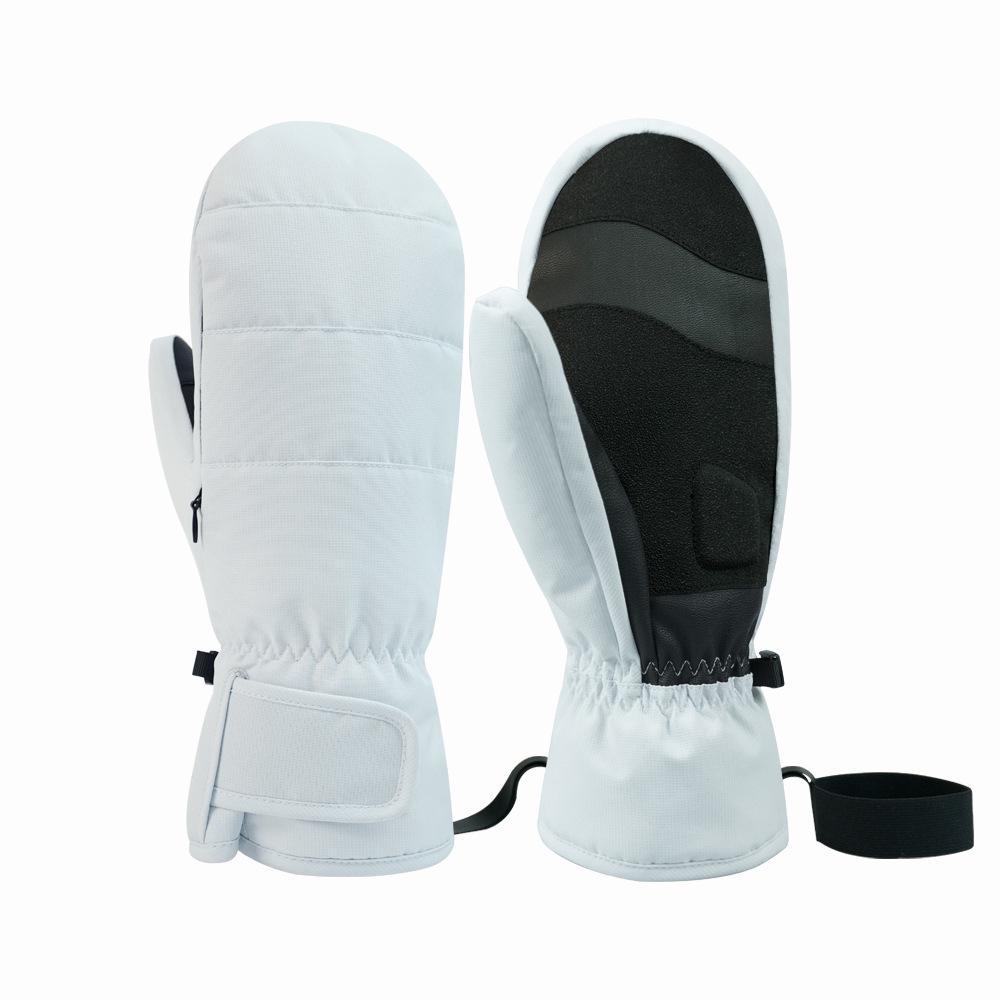 Wasserdichte winddichte Skihandschuhe für Damen und Herren: Warme Winterhandschuhe für Erwachsene