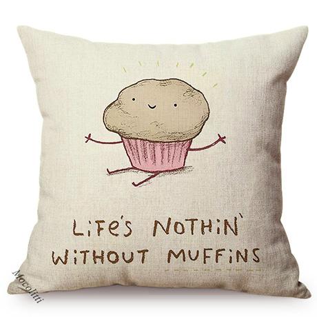 Cute Cartoon Small Animals Style Sofa Throw Pillow Case Cock Dog Rabbit Baby Art Room Bed Decorative Cotton Linen Cushion Cover