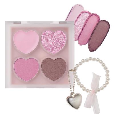 Millefee Pukupuku Palette 03 Sweet Cream Lilac Under-Eye Lavender, Under-Eye Eyeshadow, Shadow, Concealer, Liner, Glitter, Cool-toned,