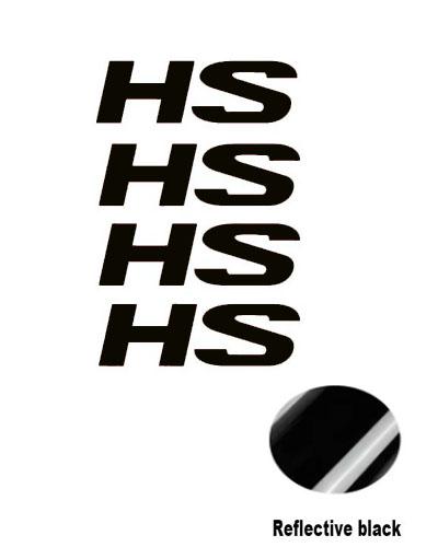 4pcs Car body h Sticker For MG ZS HS GT HECTOR MG3 MG5 MG6 MG7 Auto Accessories