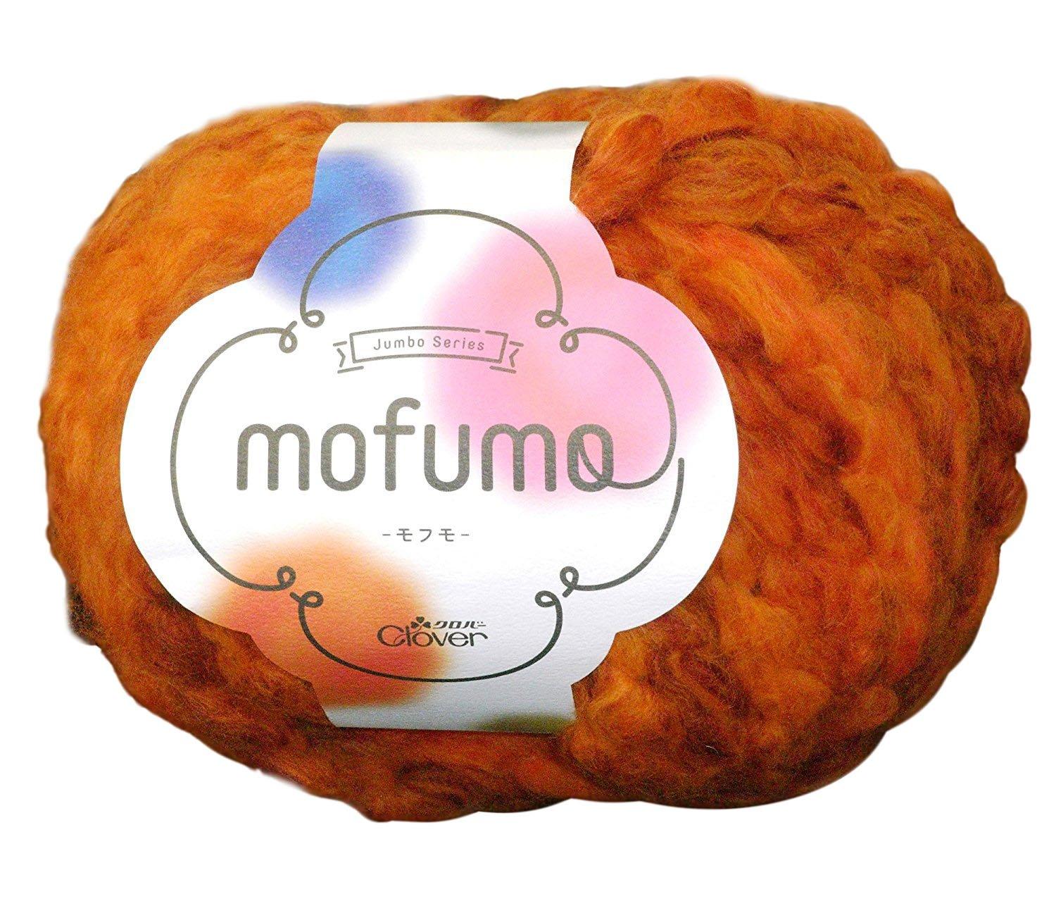 

Clover Fluffy Extra 30m Yarn, Thick, Col. 60-566, Orange, 150g, Approx.