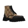 Gucci Maxi GG Lace Up Boots Camel 699970 UKOF0 2590