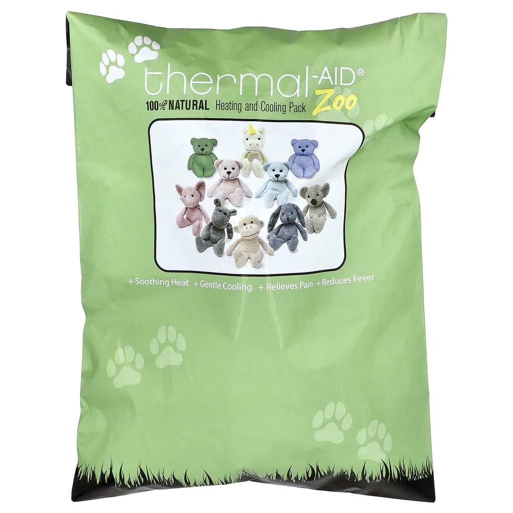Thermal Aid, Heating and Cooling Pack, Green Bear, Hunter, 1 Pack