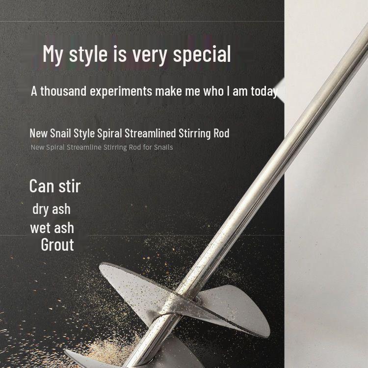 Stainless Steel Hexagonal Mortar Mixing Rod for Electric Hammer