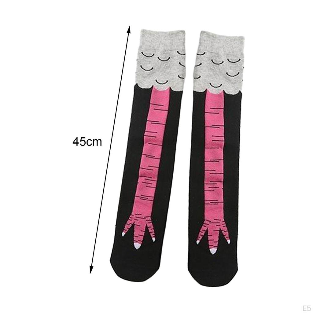 1 Pair Chicken Feet Socks Costume Accessories Christmas Gifts Novelty for Carnival Halloween