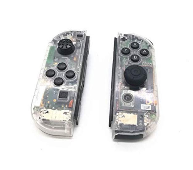 SHEAWA Replacement Case for Switch Transparent Interchangeable Case Compatible with Switch Joy-Con, Case, Modification, Repair, Cover, Joy-Con