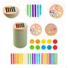 Color Shape Sorting Box Educational Toy Early Learning Montessori for 3 4 5 Year Old