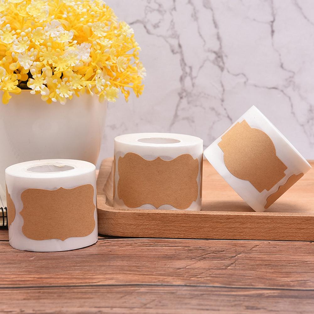 DIY Kitchen Jar Bottle Jam Gifts Box Decor Stickers Spice Labels Tags