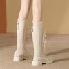 But knee boots women's autumn and winter new temperament high boots versatile knight boots women's thick-soled boots
