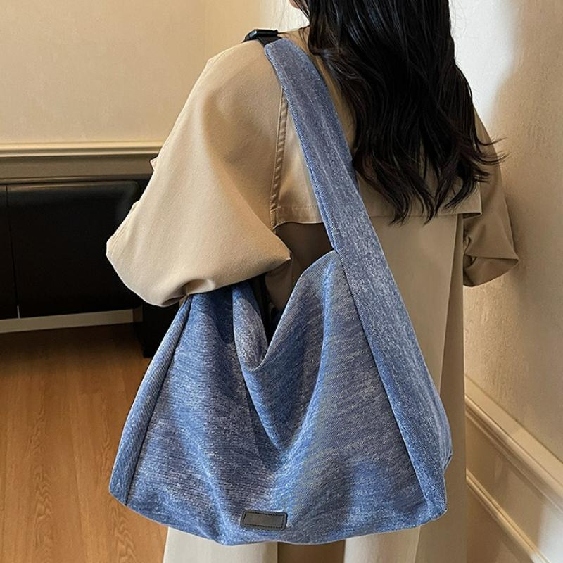 Trendy Textured Casual and Simple Design Shoulder Bags for Women Retro Crossbody Storage Bag Casual Commuter FriendlyTote Bag