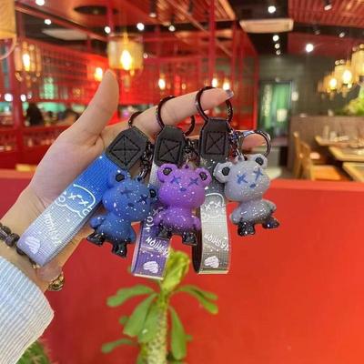 Chameleon Bear Keychain for Car Bags - Creative Gift for Couples
