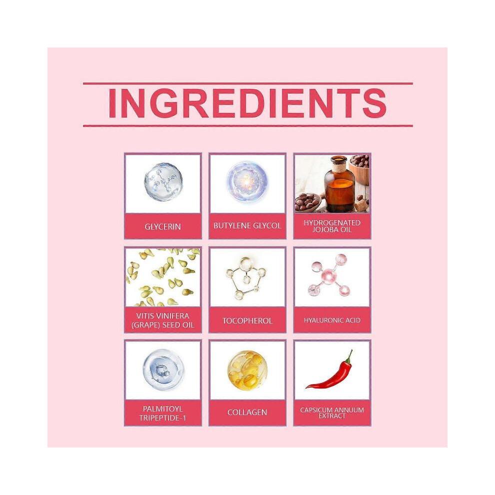 Nourishing Plump Lip Oil - Hydrating, Non-Sticky, Glossy Lip Care for Smooth, Fuller Lips