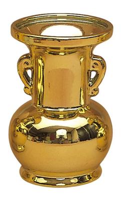 Blumenvase mit schmalem Hals [4 Zoll] Buddhistische Altaraccessoires, Gedenkgottesdienst, Urnenverwendung