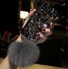Applicable To Apple 15Plus Mobile Phone Case Tide Rhinestone Iphone16 Hairball 17 Creative Max Women'S 11Pro Tide
