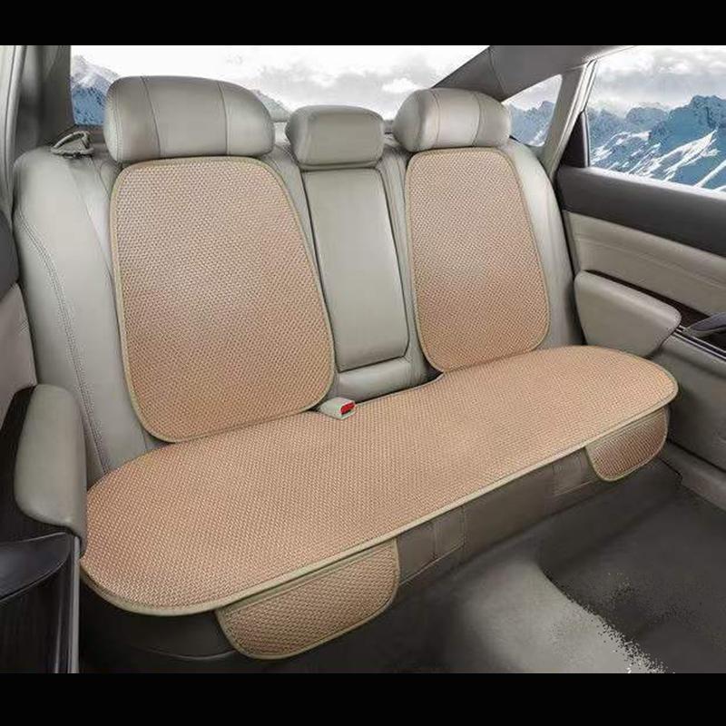 New Summer Car Seat Cover Breathable Ice Silk Front Rear Car Seat Cushion Backrest Protector Pad For Auto Interior Truck SUV