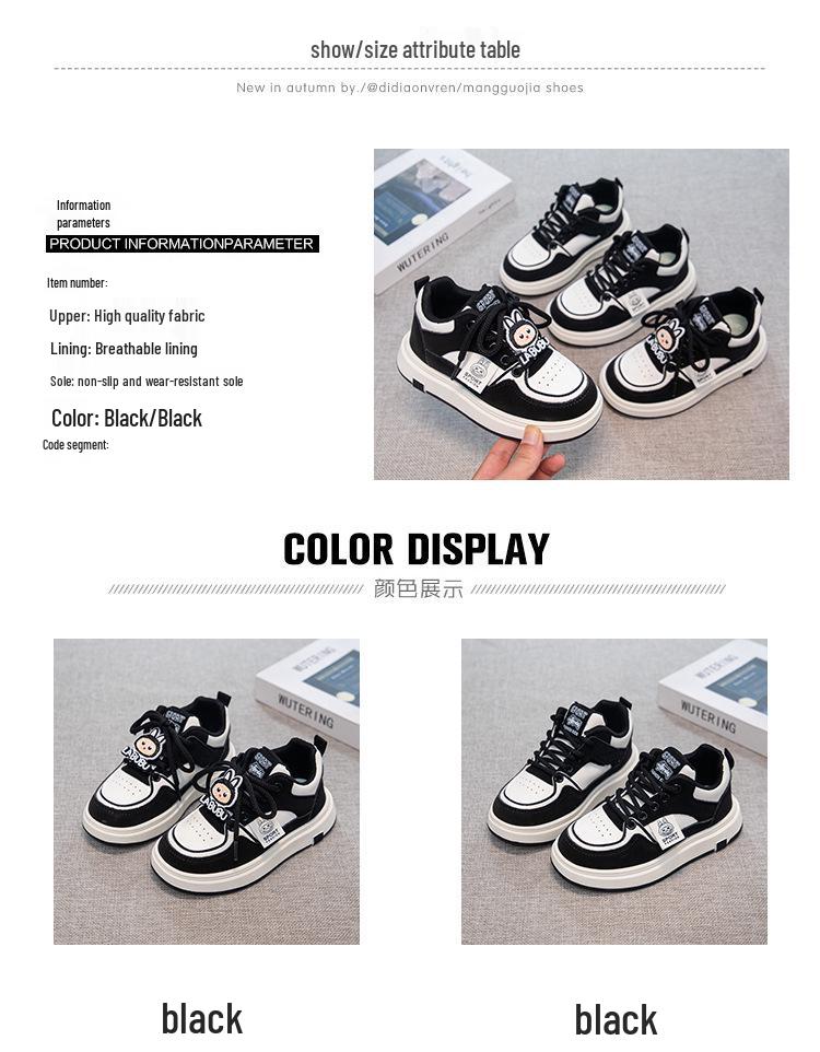 Boys' Lightweight Non-Slip Canvas Sneakers for Spring/Autumn 2025 - Big Kids Student Sports Shoes