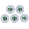 5PCS Valentine's Day Festival Wedding Supplies Bottle Stickers Lights Glow LED Glass Sticker Party Decor Bright Lamp