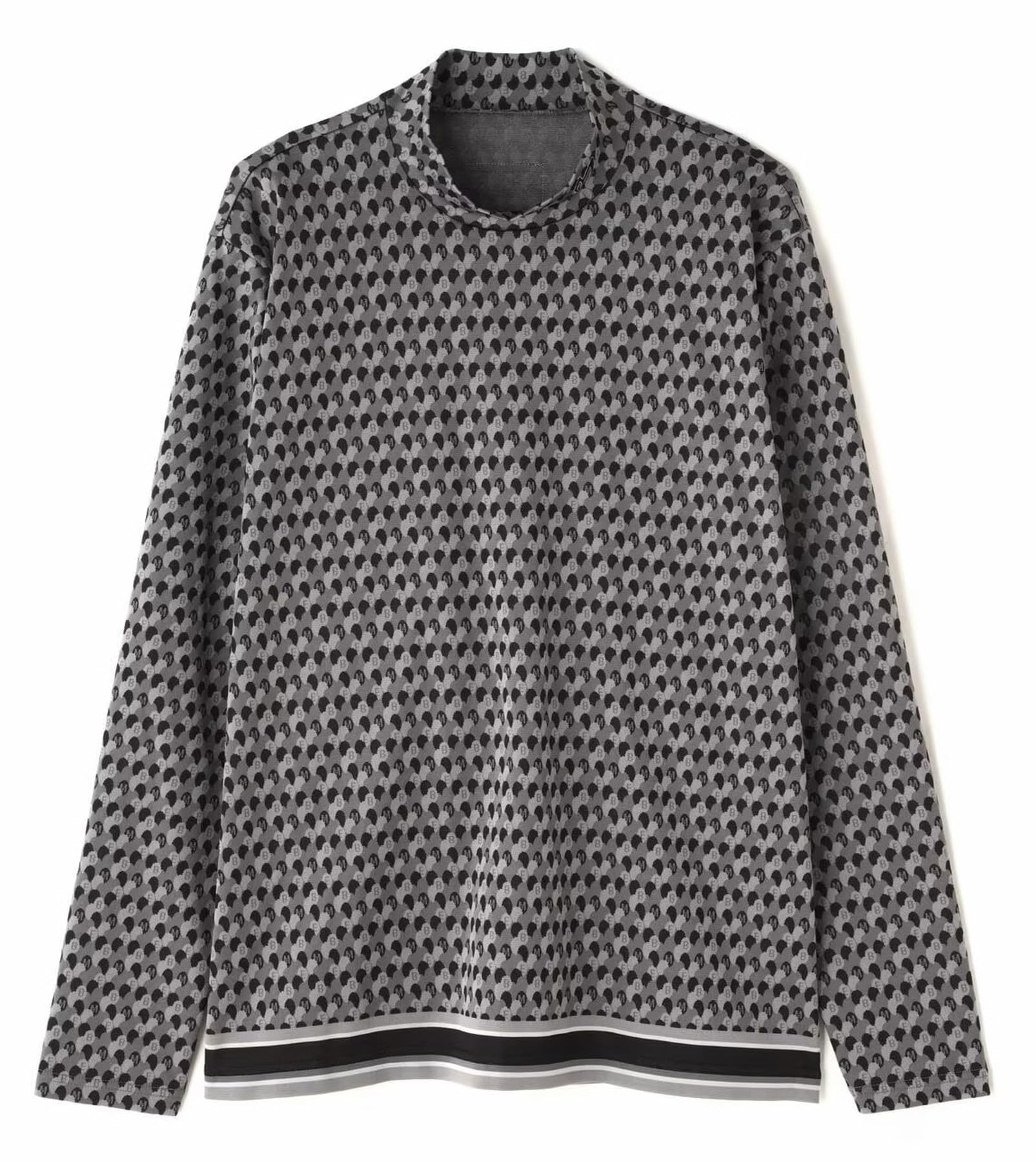 

Master Bunny Long Sleeve High Neck Shirt Gauge Panel Golf Undershirt 6 Men s (High Jacquard) / / 758-4266903 022_Charcoal [LL]