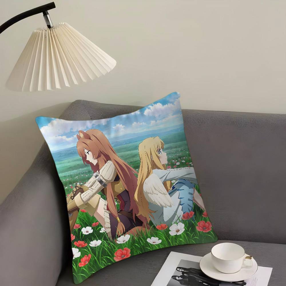 The Rising Of The Shield Hero Pillow Gift Home Office Decoration Pillow Bedroom Sofa Car Cushion CoverPillow Case