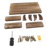 Tischtennis Schlägerhalter Holz Wandhalterung Tischtennis Schläger Display Rack Aufbewahrungs Organizer Hält 6 Schläger 12 Bälle