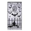 Black Lace Halloween Spiderweb Table Runner - European & American Style
