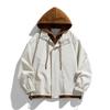 Spring Autumn New Fashion Hooded Jacket Men Hong Kong Style Patchwork Jackets Male Fake Two Pieces Casual Coat Hoodies Outerwear