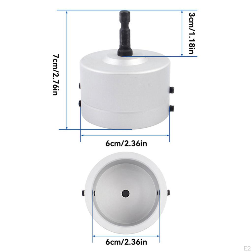 Tube Chamfer Power Tool Accessories, Drill Bit Connector Adapter Deburring for Aluminum