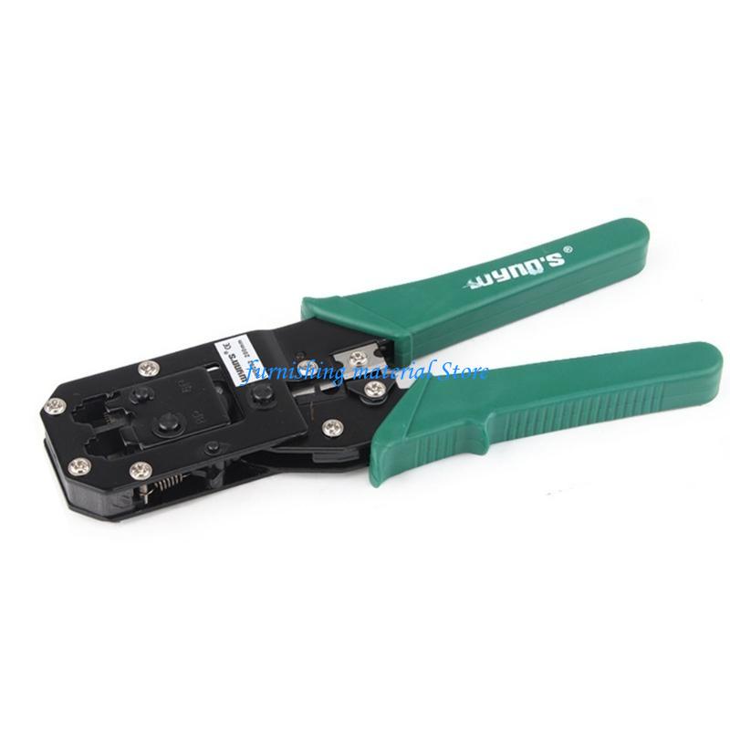 Y5GD Heavy Duty NetworkCable Crimper Wire Crimping Tool Rj45 Rj11 8p8c 6p6c Wire Stripper Comfortable Grip, Efficient Cutting