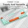 RGB Russian Co-branded Custom Three-Mode Wired Gaming Mechanical Keyboard
