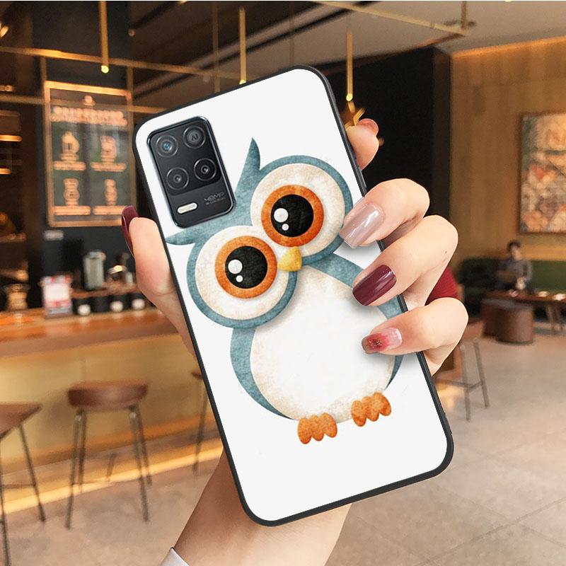 Owl Hearts Lover Phone Case for OPPO Realme GT 2 Pro X2 Pro XT C25S 8 7 6 Pro 6i GT Master C3 C21 C21Y C11 X3 SuperZoom