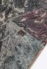 Wittchen Woman Women's Scarf With An Oriental Motif, Gray And Pink, Gray And Pink Polyester