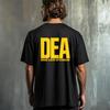 Dea Funny Acronym T Shirt Drink Every Afternoon Joke Bold Back Print Dark Humor Casual Streetwear Vintage Homme