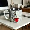 Tea Cup Fun Teasing Facial Mug Resin Novelty Hot Cold Beverage Cup Anti Scalding 200ml Shaking Tongue Coffee Cup Drinkware