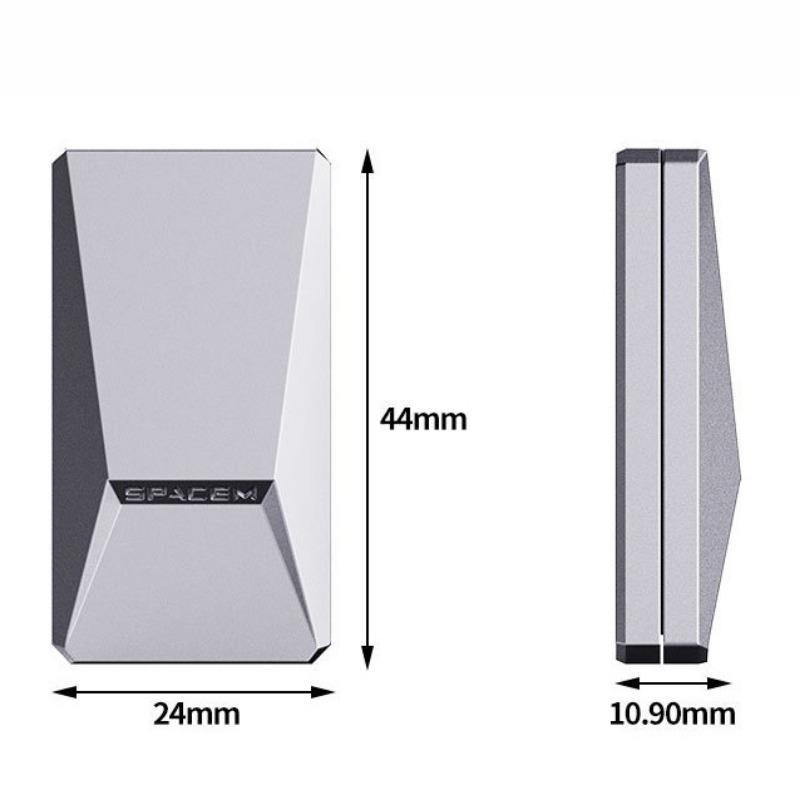 Luminous Magnetic Push Card Pickup Mechanical Slider Fidget Pushing Plate EDC Metal Stress Relief Toy Relieve Anti Anxiety Lure