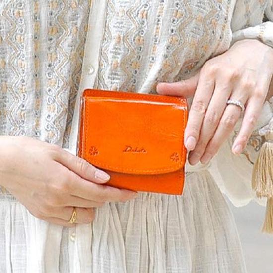 Dakota Women's Bambina Genuine Leather Bifold Wallet (DA-36123-40) Brown (0036123)