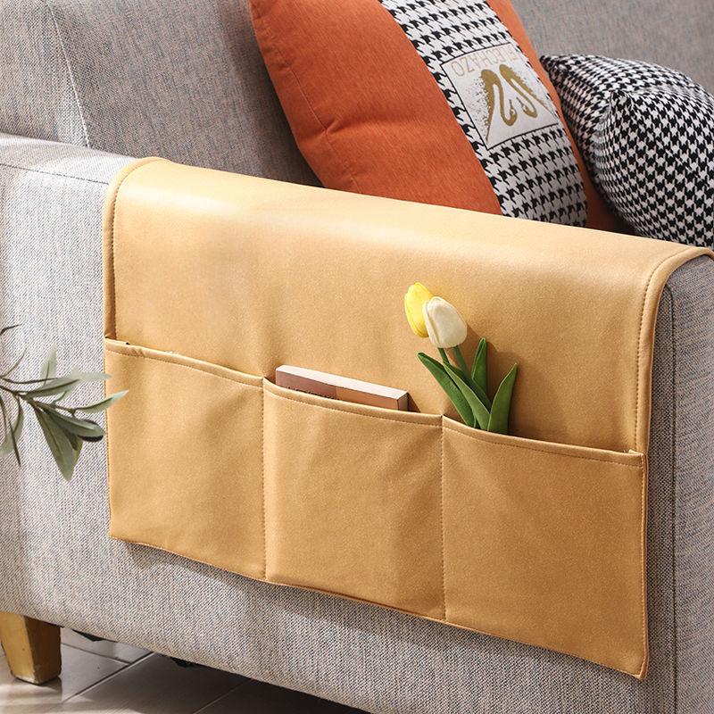 Sofa Armrest Organizer Pouch Sofa Cover Side Pockets for Storage Home Hanging Organizer Magazine Books Snacks Remote Control