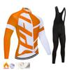 2025 Winter Thermal Fleece Cycling Jersey Set Mens Mountian Bicycle Clothes Wear Ropa Ciclismo Racing Team Bike Cycling Clothing