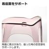 Richell Lucre Bath Chair, 30H, Brown, Made In Japan, Non-Slip, Stylish, Clear Plastic, 130041