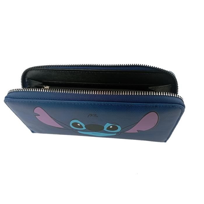 Portefeuille - CERDA - Stitch Disney - Souple - Zippée - Synthétique