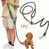 1 Dog Chain, Multi-functional Pet Chain with Shoulder Strap, Adjustable Waistband, Suitable for Dogs of All Sizes  Running