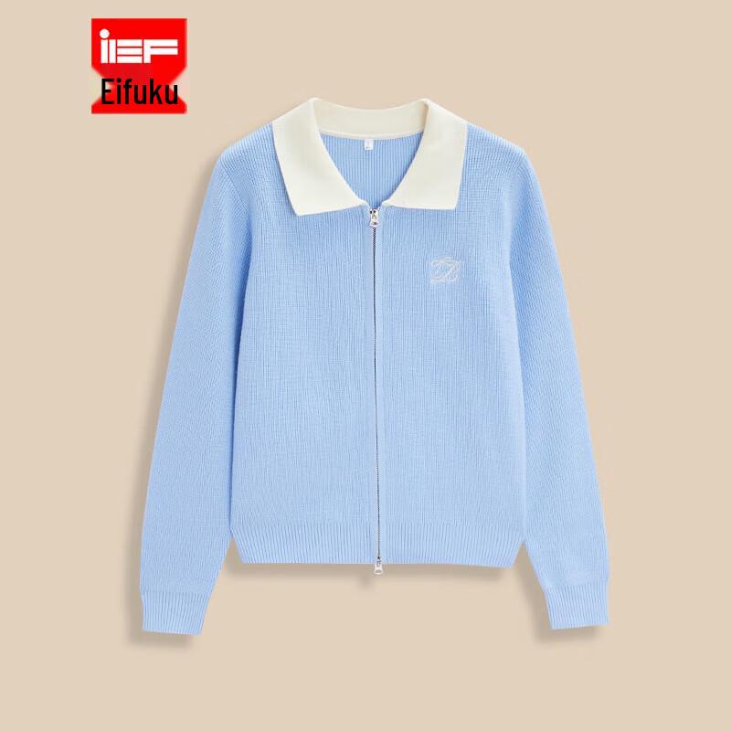 

IEF Women s Color Block Knit Jacket One Size