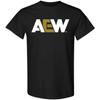 AEW Logo T-Shirt (White & Gold)