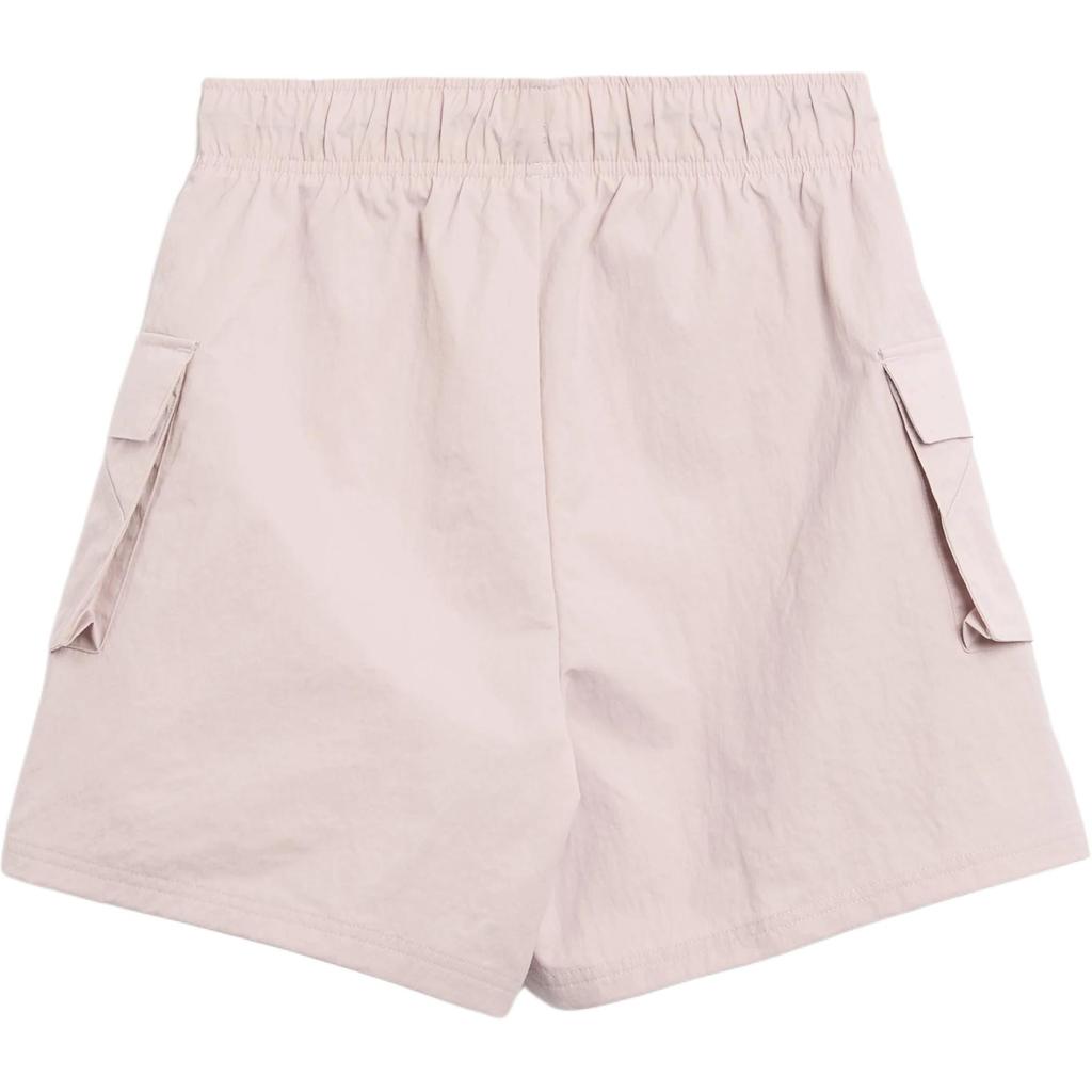 New Nike Sportswear Essential Casual Shorts Women's White Gold Purple DM6247-019