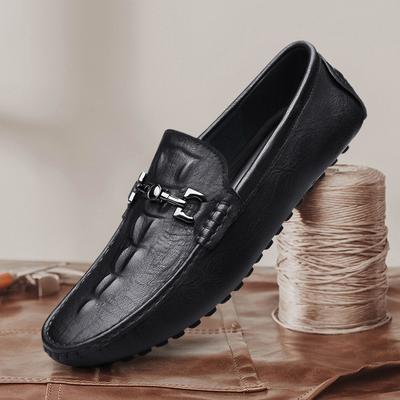 Herrenschuhe Weiß Slipper Herrenschuhe Erwachsener Fahrmokassin Weich Bequem Lässige Fahrschuhe Herren Sneaker Ballerinas