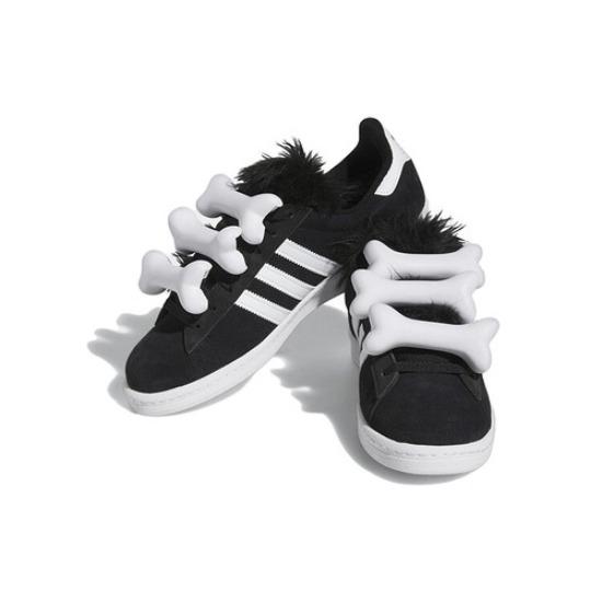 adidas Campus 80s x Jeremy Scott Low Bones - Black - HQ4493