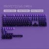 Xiaomi 133+ Keys White Side Printed Shine Through Keycaps Cherry Profile Double Shot PBT Keycaps for MX Switches Mechanical Keyboards
