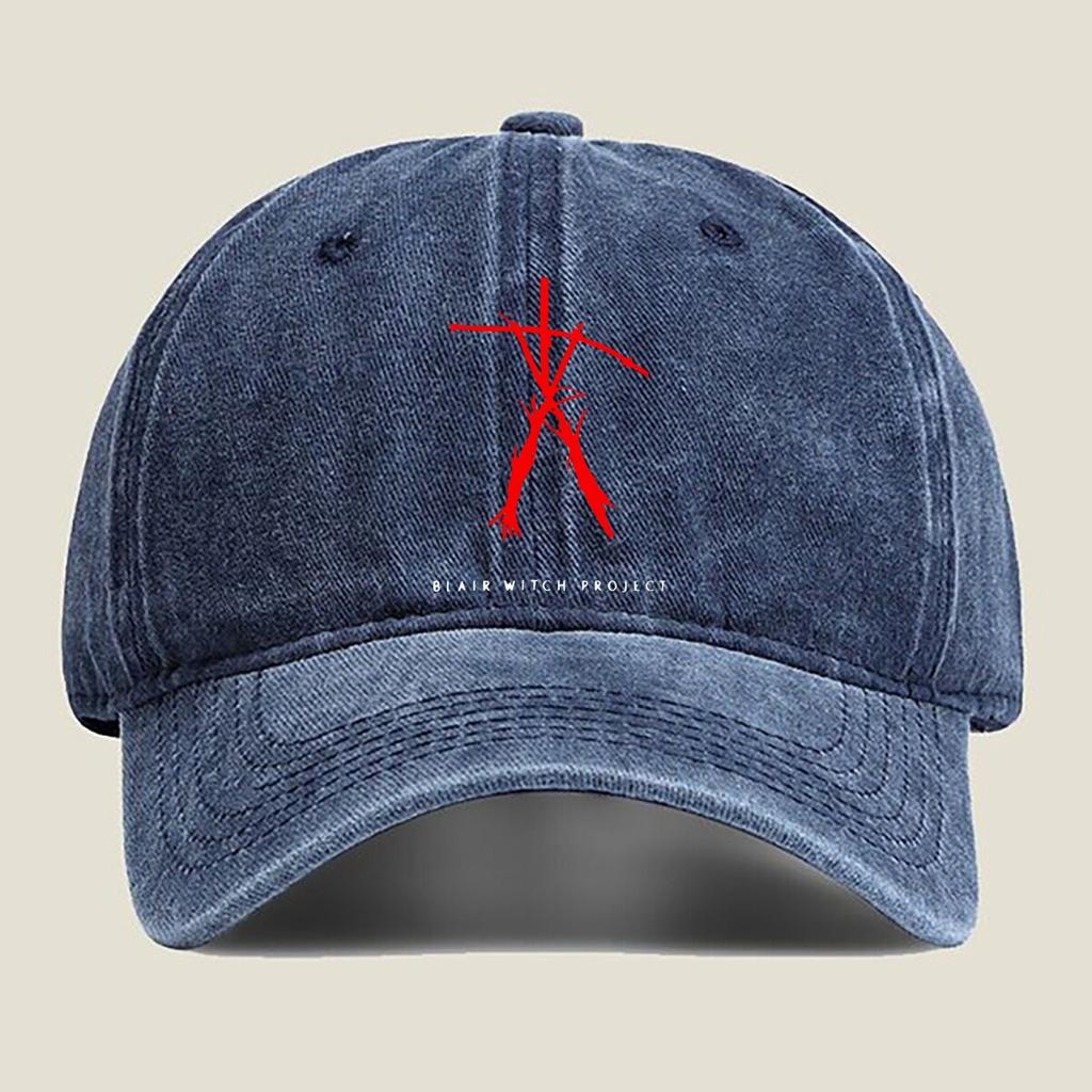 Blair Witch Project Symbol Fashion Washed Baseball Cap Hat Outdoor Activities