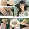 Straw Hat for Women BR Solid UV Sun Slimming Sun Wide Casual UV Straw Hat [Cedar Eight] - (Brown) Cute, Stylish, Popular, Adult, Color, Sports,